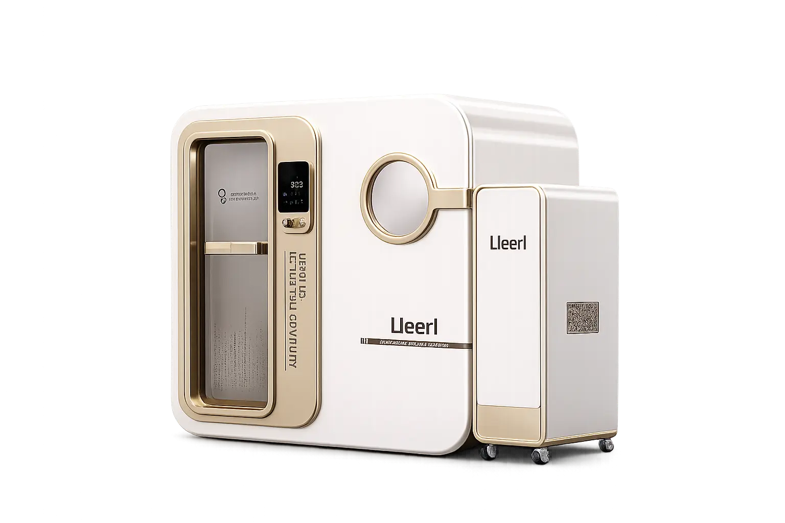 Ueerl U3 Platinum White Edition modular room-style hyperbaric oxygen chamber for premium wellness spaces