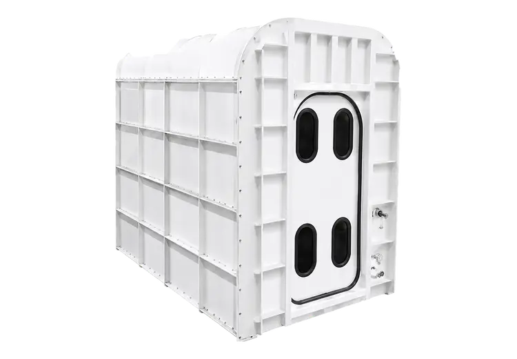Rigid hyperbaric oxygen chamber