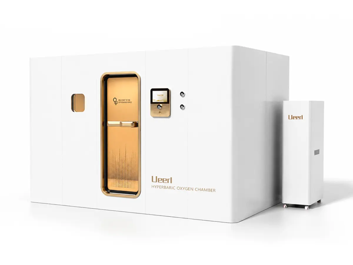 Ueerl H8 flexible four-seat hyperbaric oxygen chamber with 1.1ATA to 1.5ATA pressure range for clinics spas and commercial wellness projects