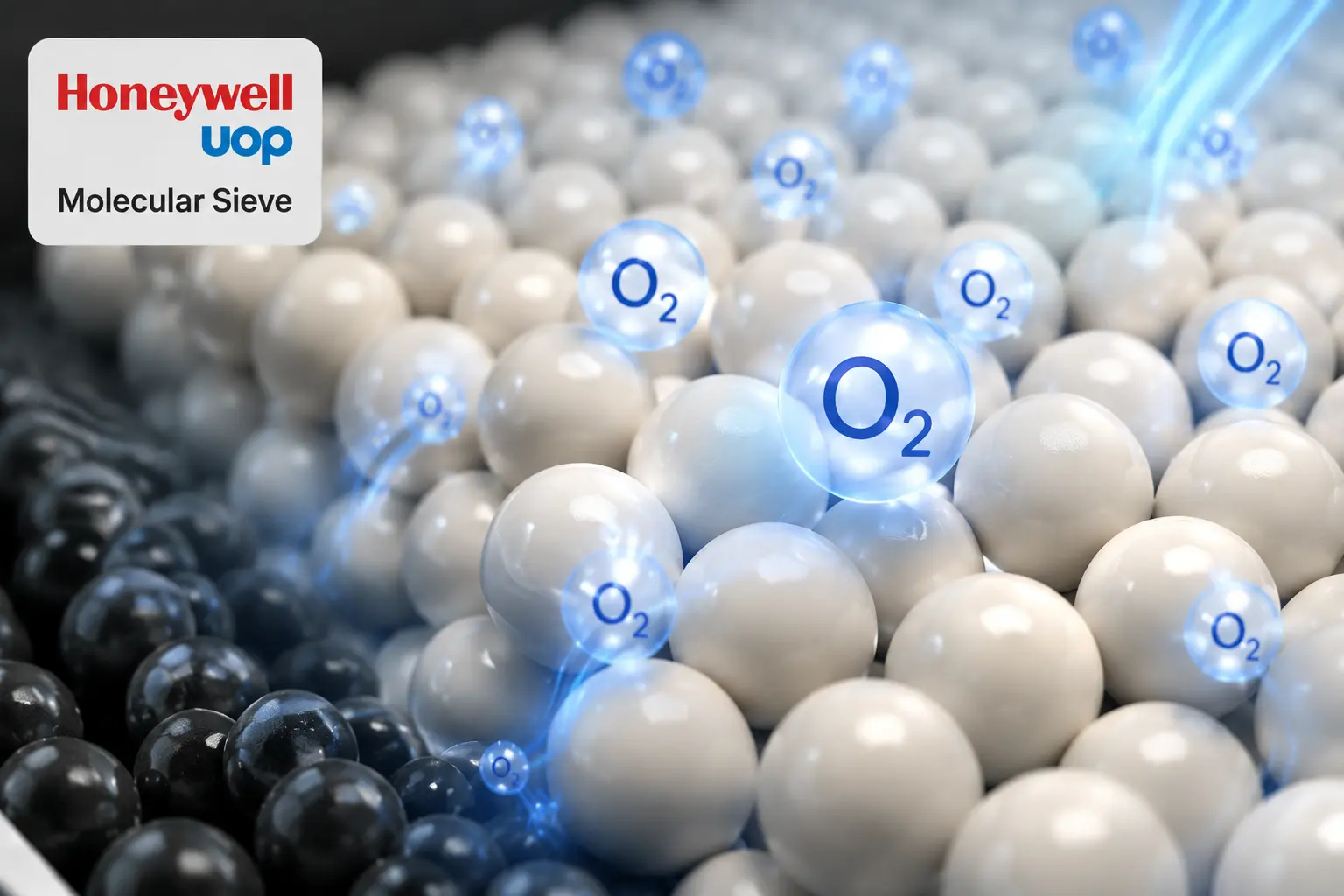 Honeywell UOP oxygen generation system used in Ueerl hyperbaric oxygen chambers for high-purity oxygen output