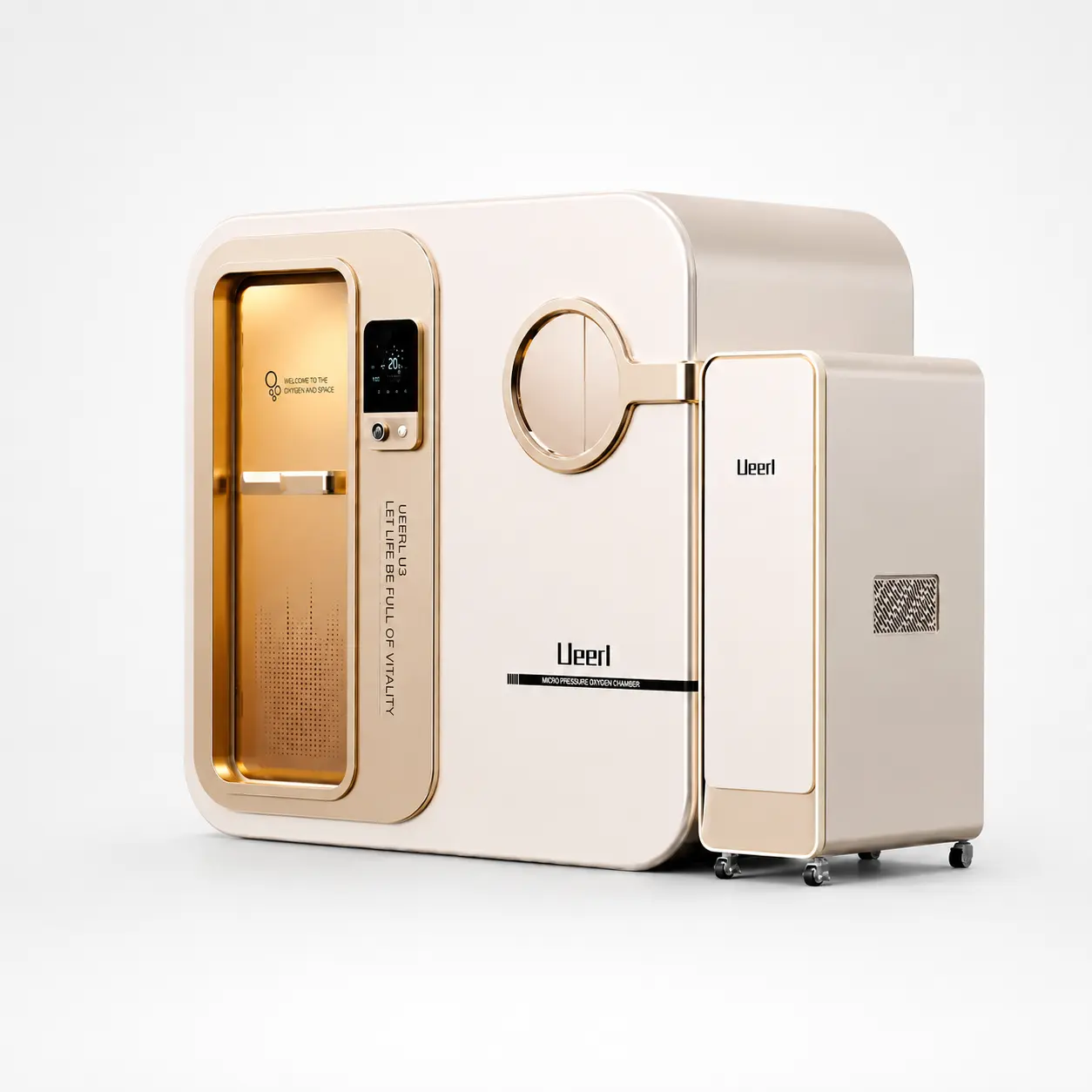 Ueerl U3 modular white home hyperbaric oxygen chamber