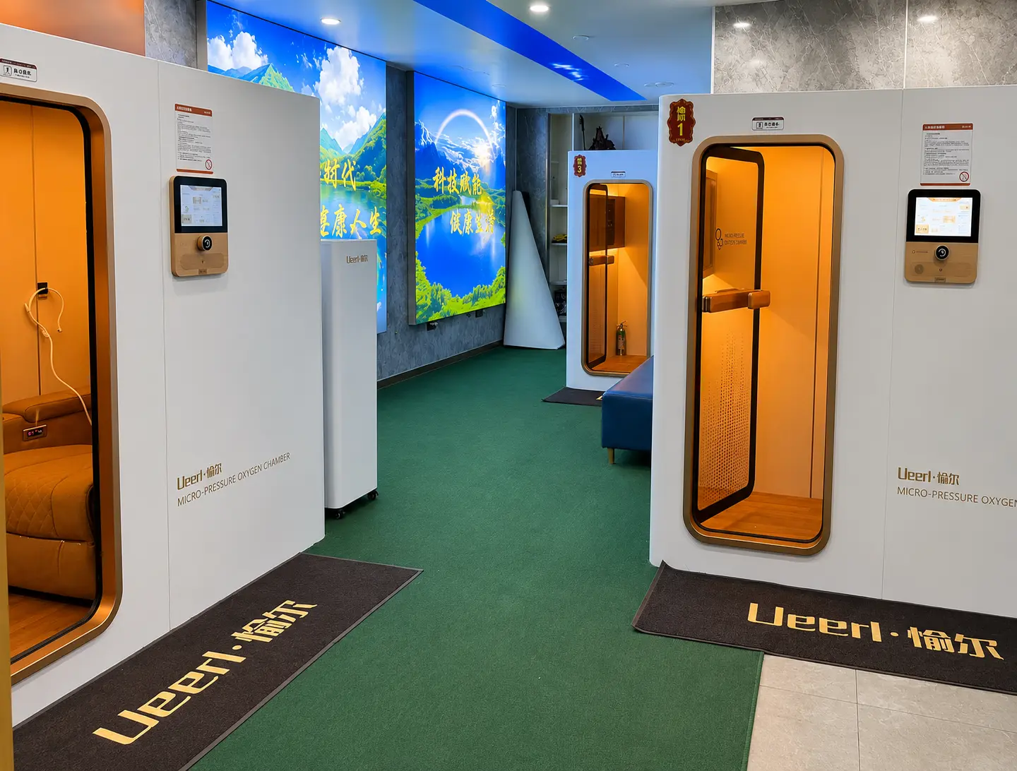 Ueerl hyperbaric oxygen chamber for spa and beauty salon wellness spaces