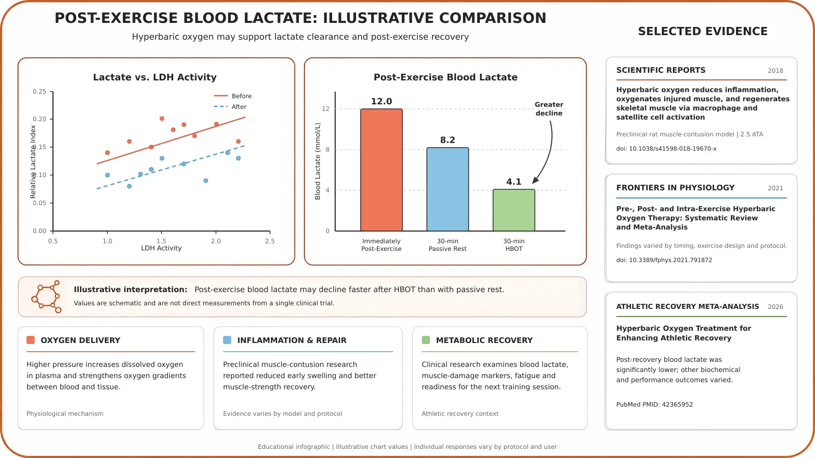 Hyperbaric Oxygen and Post-Exercise Blood Lactate Recovery An Evidence-Based Overview